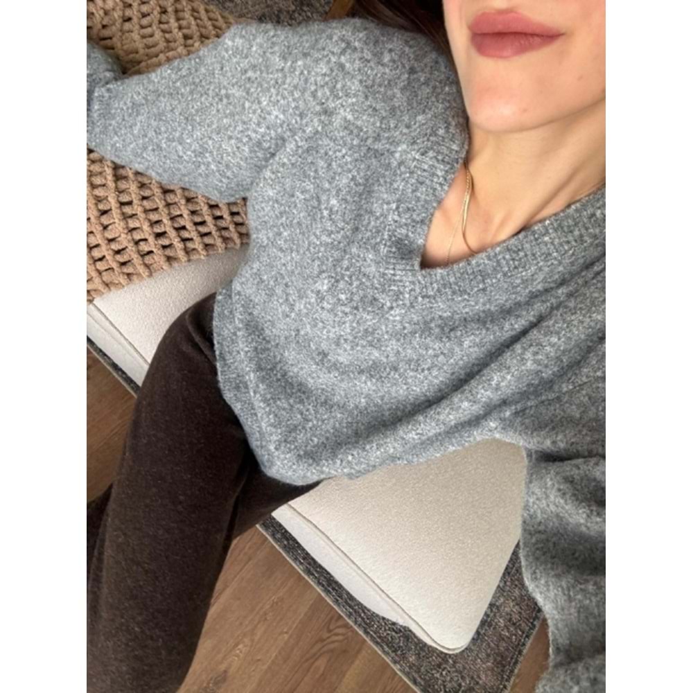 TRİKO 4758 - QATRE - 25KTR4758 - GRİ - STANDART