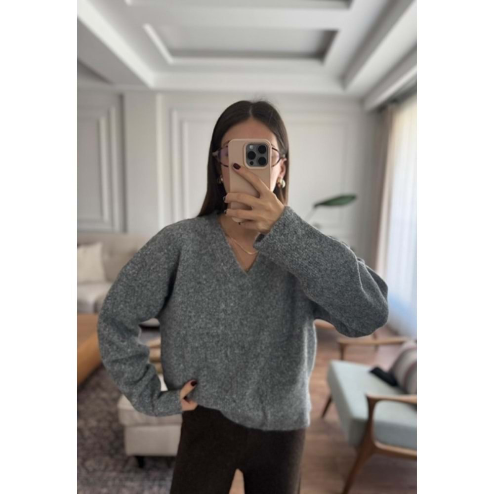 TRİKO 4758 - QATRE - 25KTR4758 - GRİ - STANDART