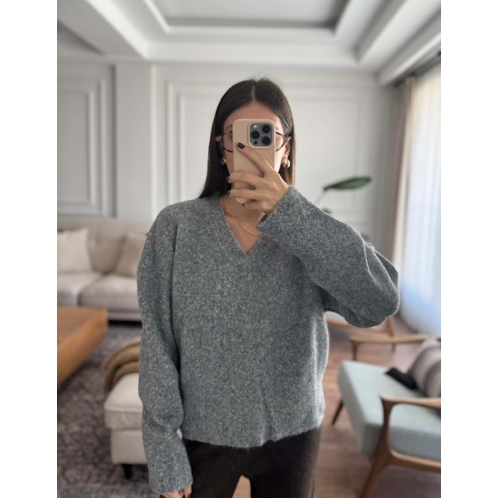 TRİKO 4758 - QATRE - 25KTR4758 - GRİ - STANDART