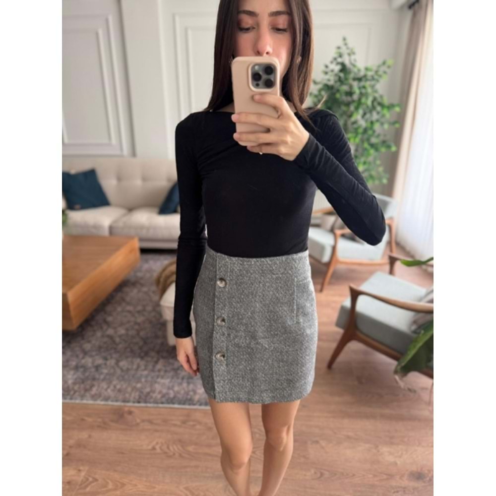 ETEK 3001 - QATRE - 25KET3001 - GRİ - L