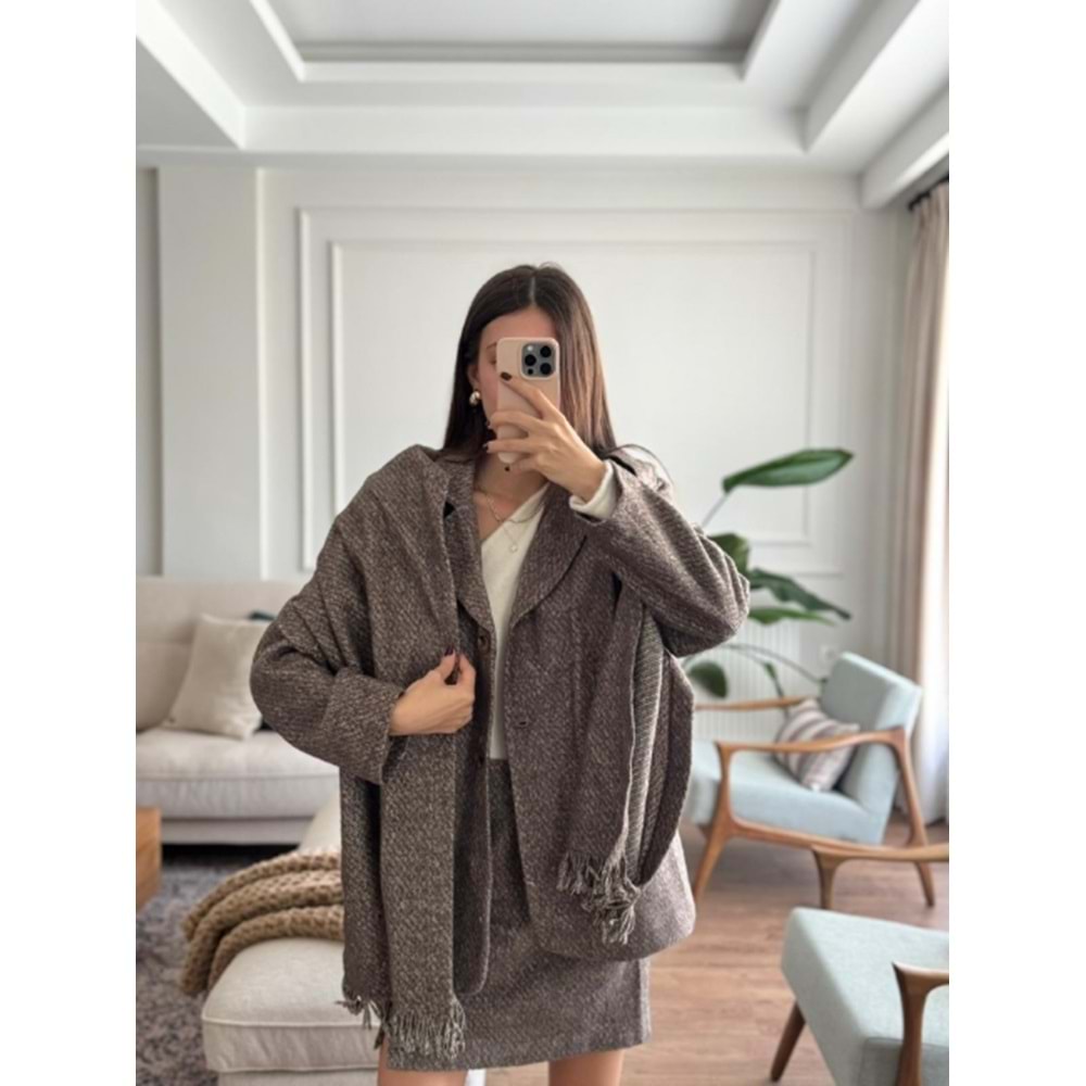 CEKET 5001 - QATRE - 25KCKT5001 - KAHVE - S