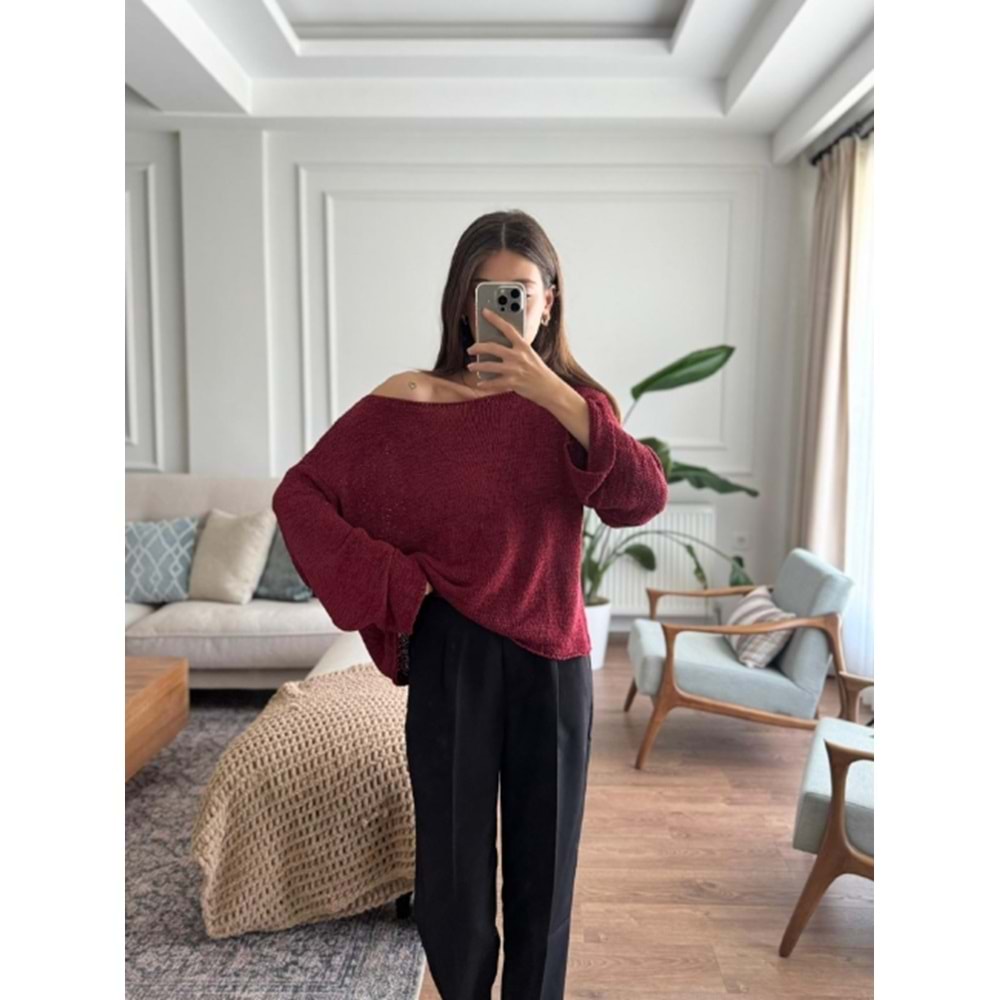 TRİKO 4455 - QATRE - 25KTR4455 - BORDO - STANDART