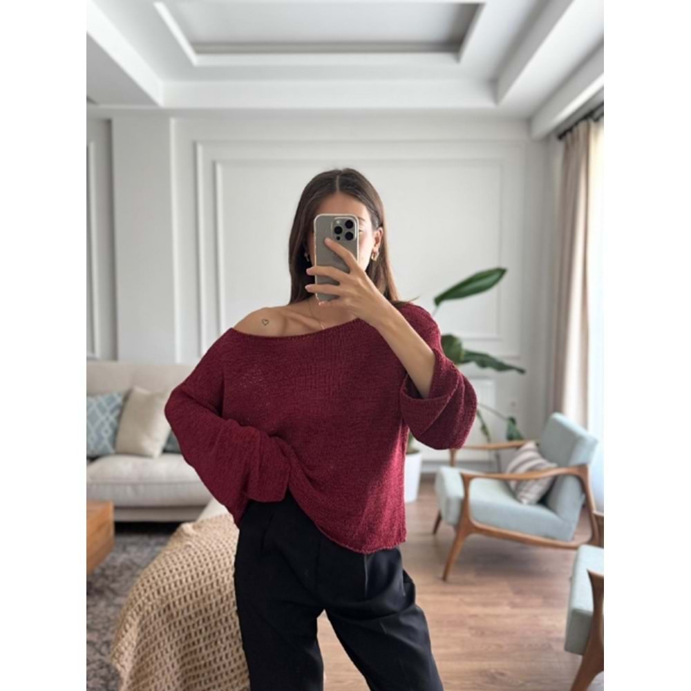 TRİKO 4455 - QATRE - 25KTR4455 - BORDO - STANDART