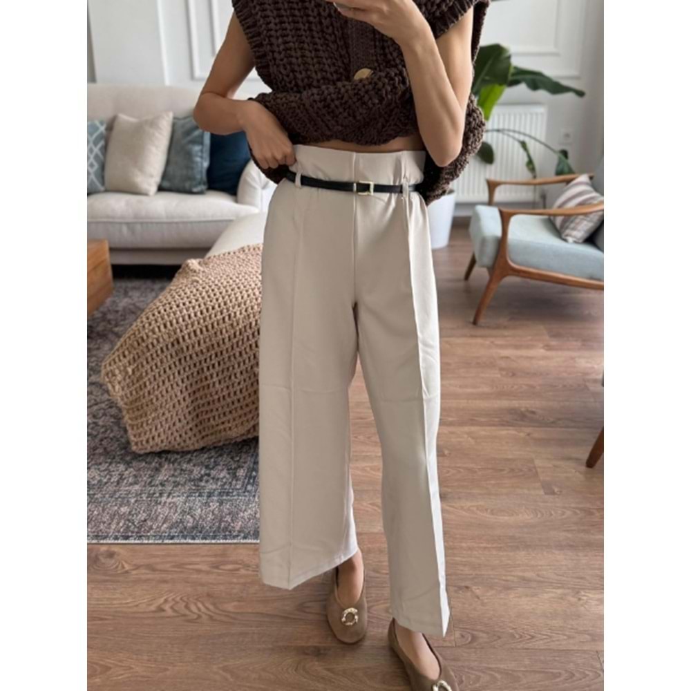 PANTOLON 8097 - QATRE - 25KPN8097 - TAŞ - L