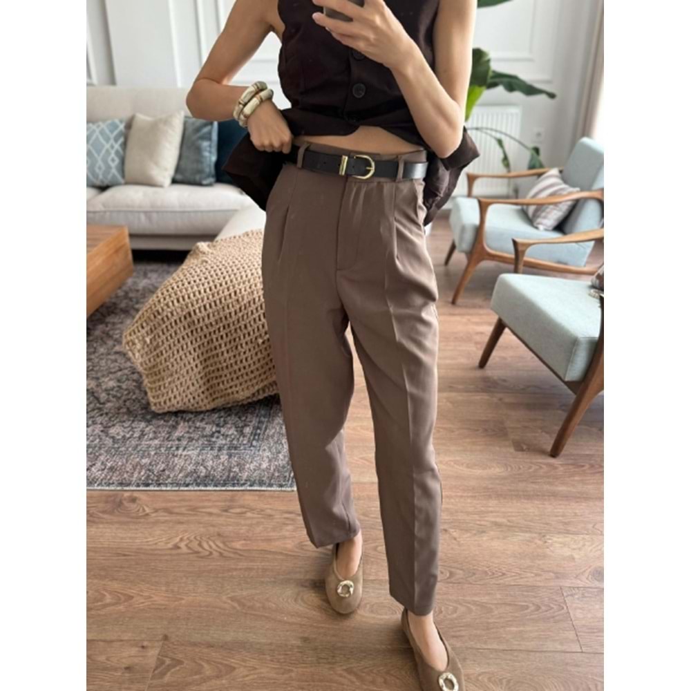 PANTOLON 7963 - QATRE - 25KPN7963 - KAHVE - S