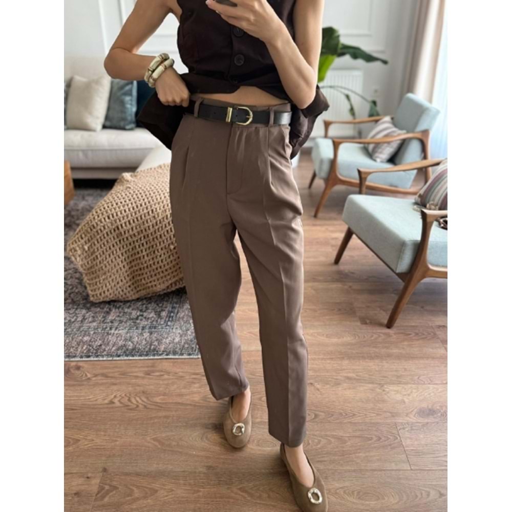 PANTOLON 7963 - QATRE - 25KPN7963 - KAHVE - S