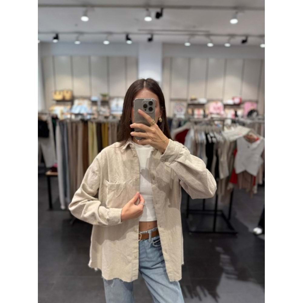 GÖMLEK 4699 - QATRE - 25KGM4699 - BEJ - L