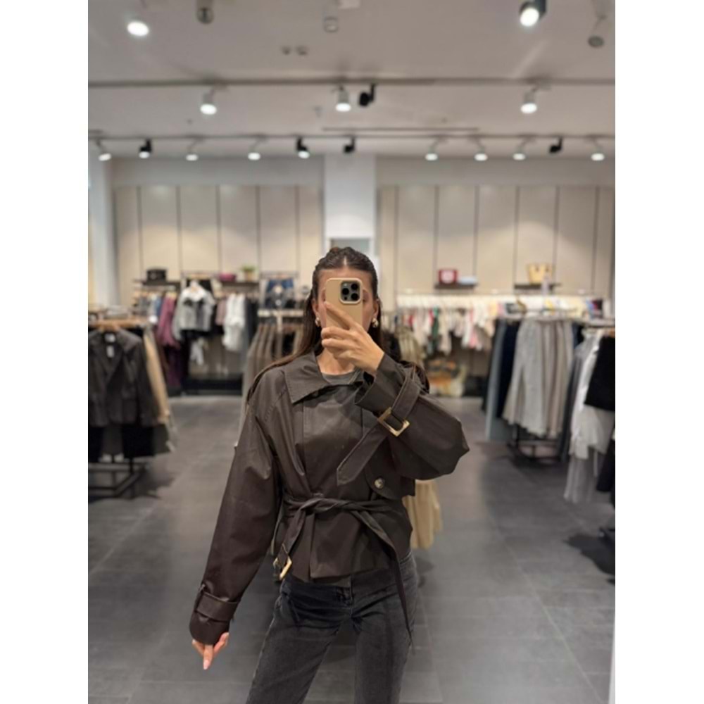 TRENÇKOT 6293 - QATRE - 26YTRÇ6293 - KAHVE - L