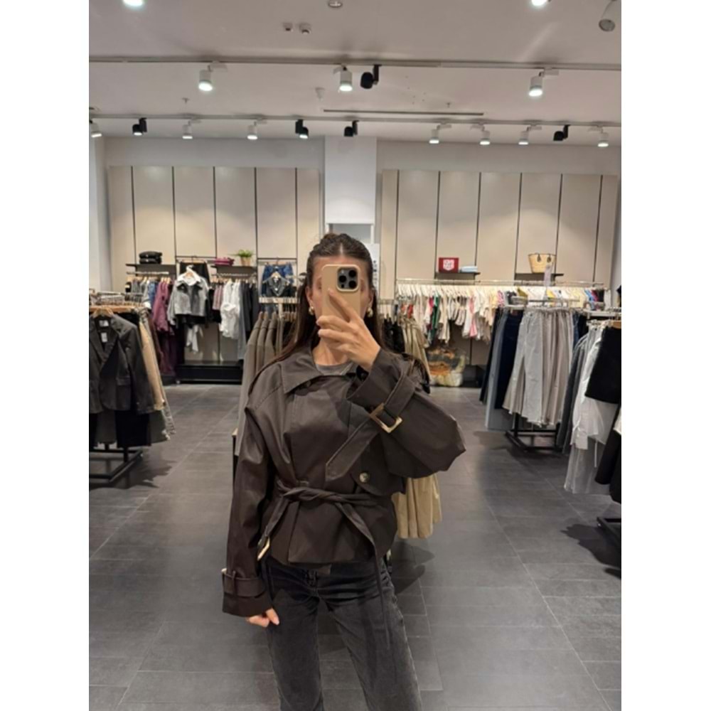 TRENÇKOT 6293 - QATRE - 26YTRÇ6293 - KAHVE - L