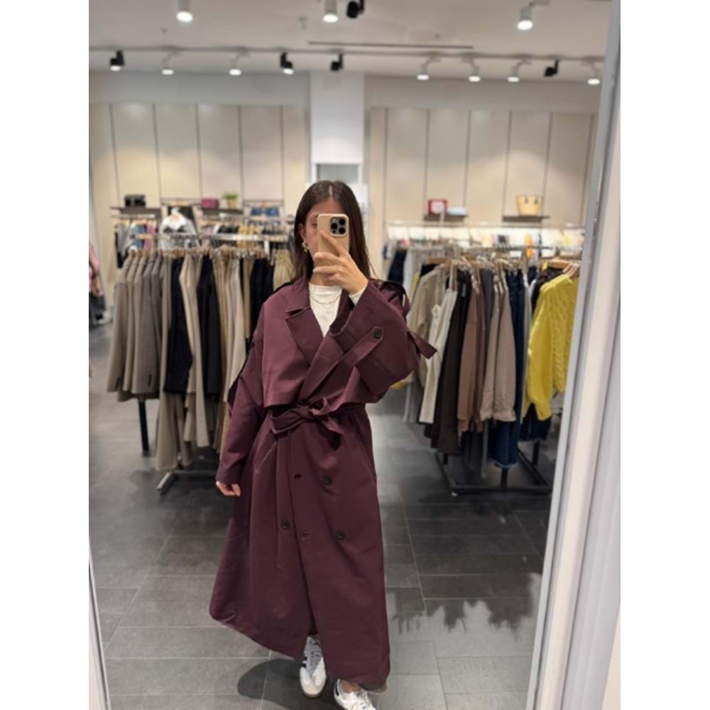 TRENÇKOT 9476 - QATRE - 25KTRÇ9476 - MÜRDÜM - STANDART