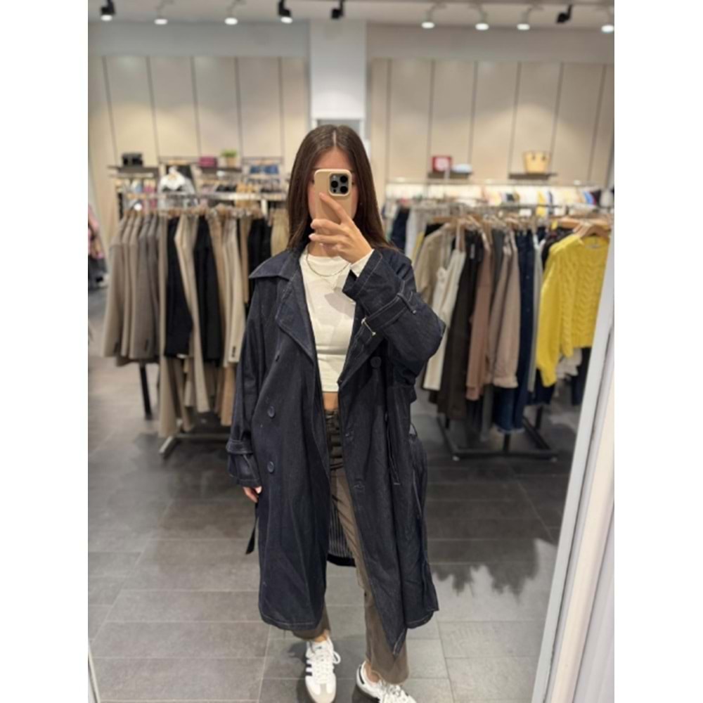 TRENÇKOT 4003 - QATRE - 25KTRÇ4003 - LACİVERT - STANDART