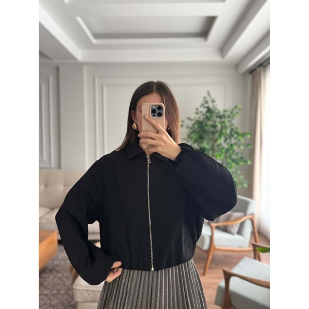 CEKET 7643 - QATRE - 25KCKT7643 - SİYAH - S