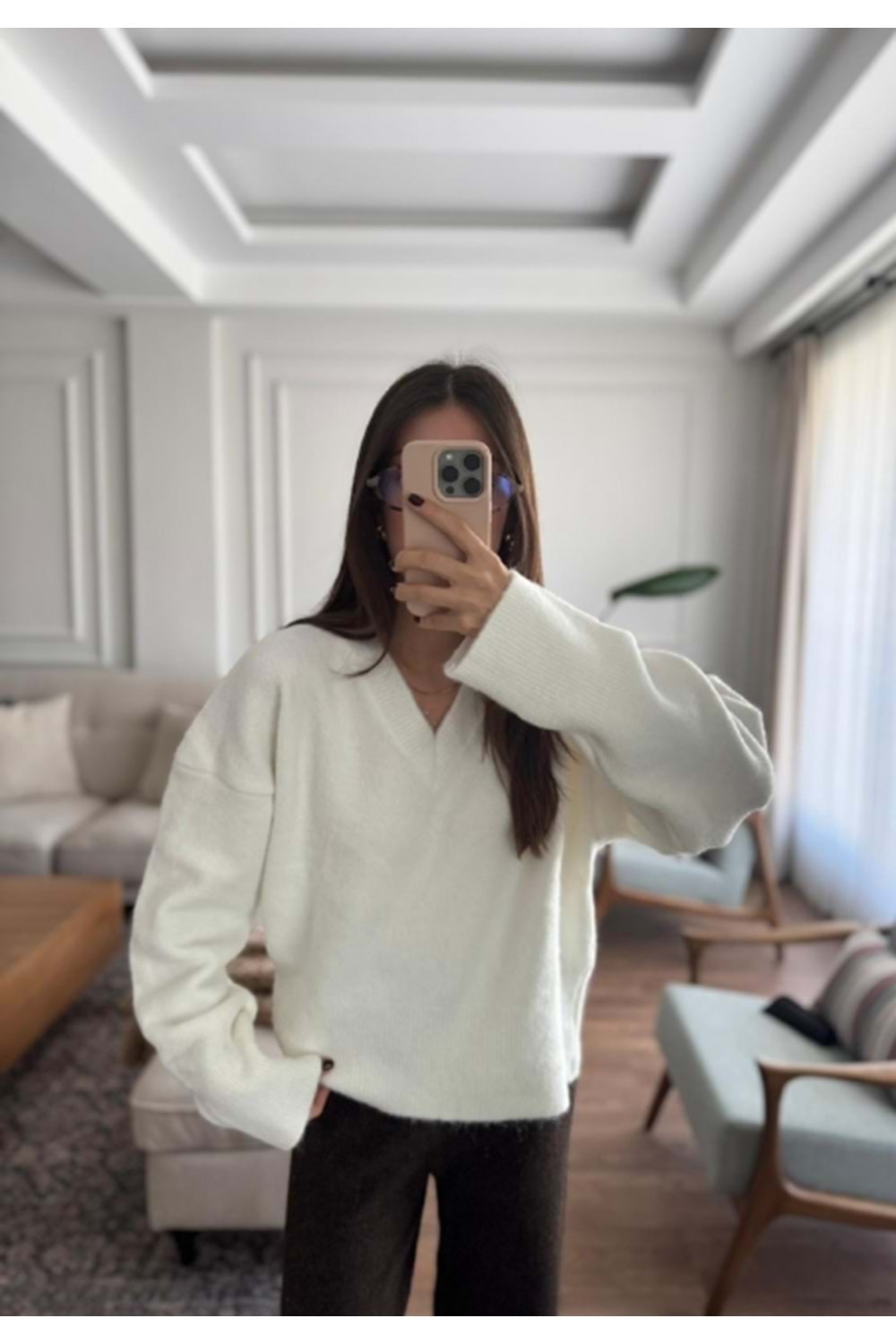 TRİKO 4758 - QATRE - 25KTR4758 - EKRU