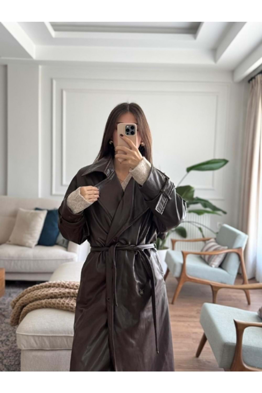 TRENÇKOT 4002 - QATRE - 25KTRÇ4002 - KAHVE