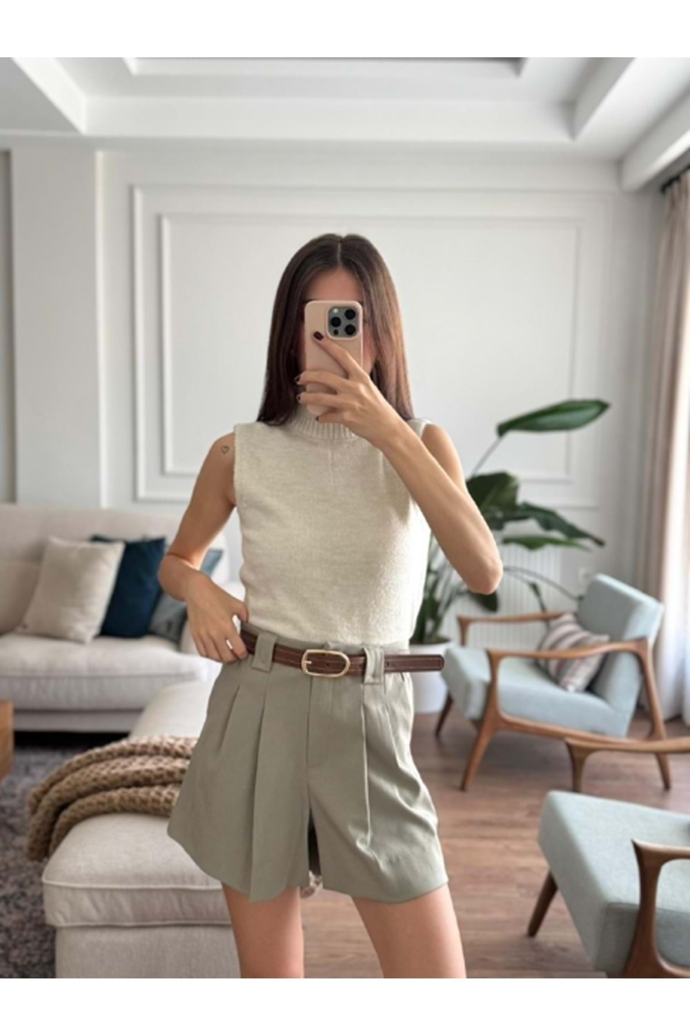 ŞORT 1663 - QATRE - 25KŞRT1663 - YEŞİL