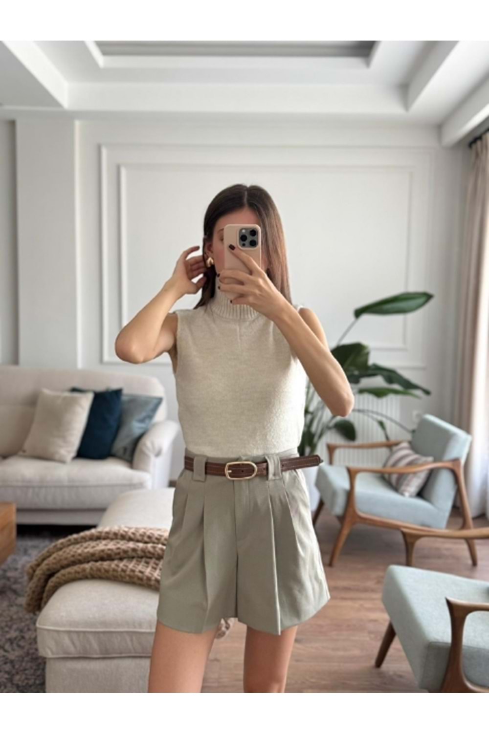 ŞORT 1663 - QATRE - 25KŞRT1663 - YEŞİL