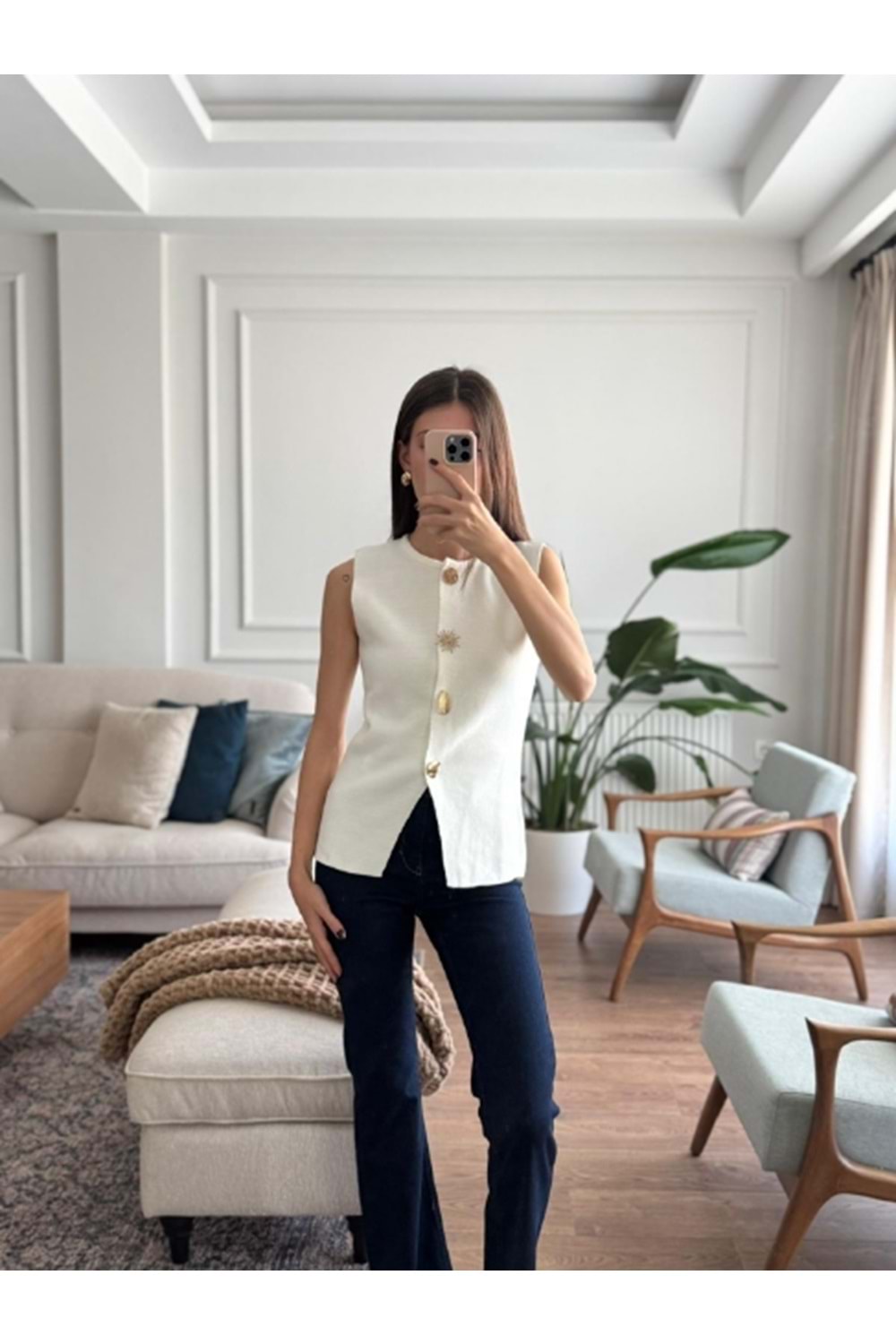 YELEK 2002 - QATRE - 25KYLK2002 - BEYAZ