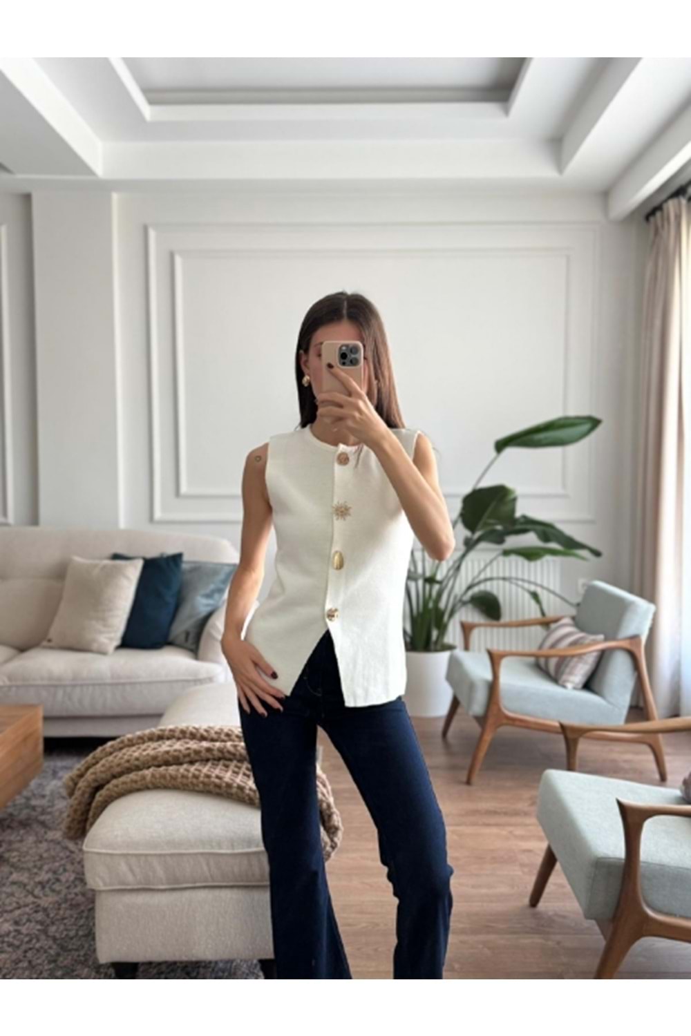 YELEK 2002 - QATRE - 25KYLK2002 - BEYAZ