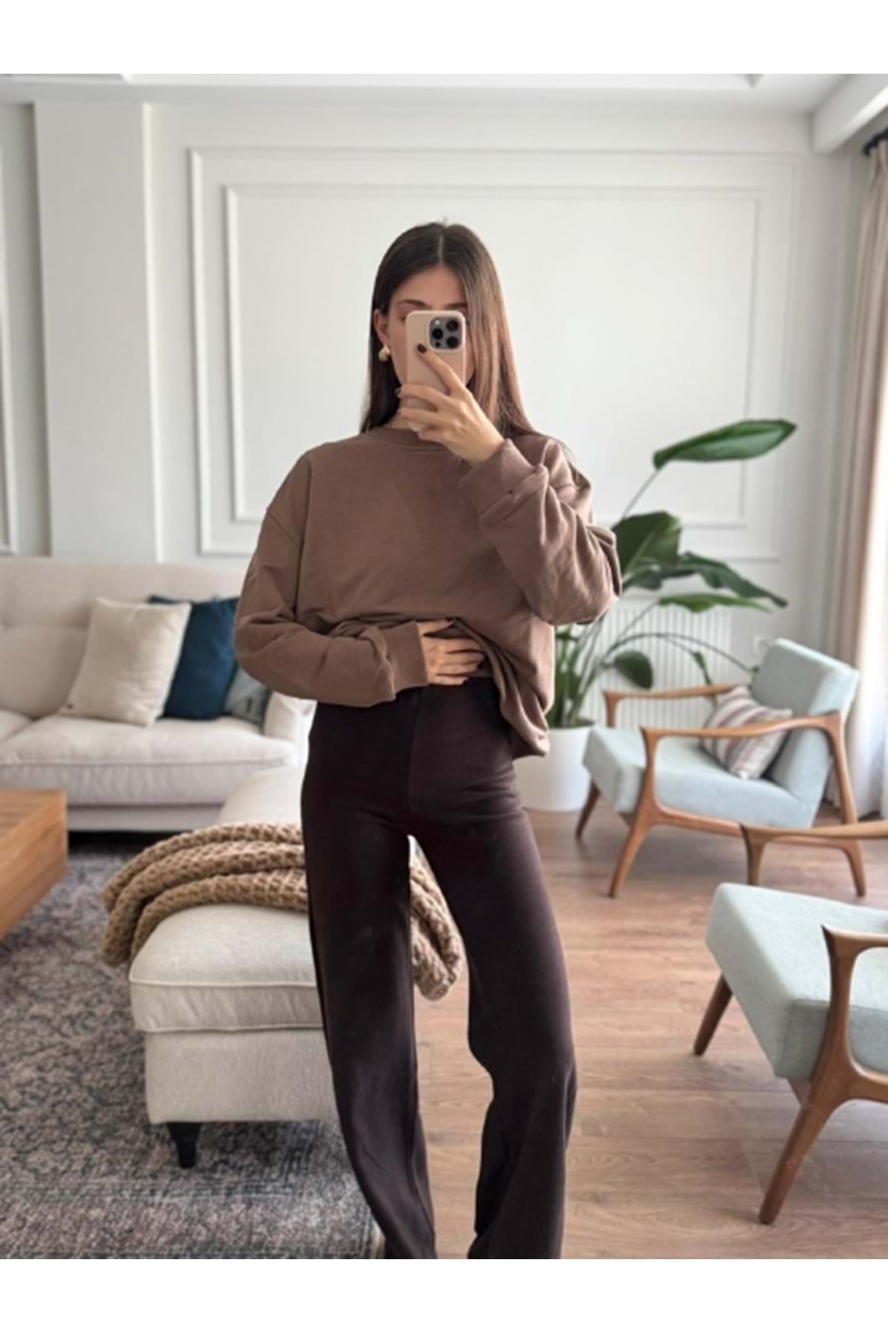 PANTOLON 3670 - QATRE - 25KPN3670 - KAHVE