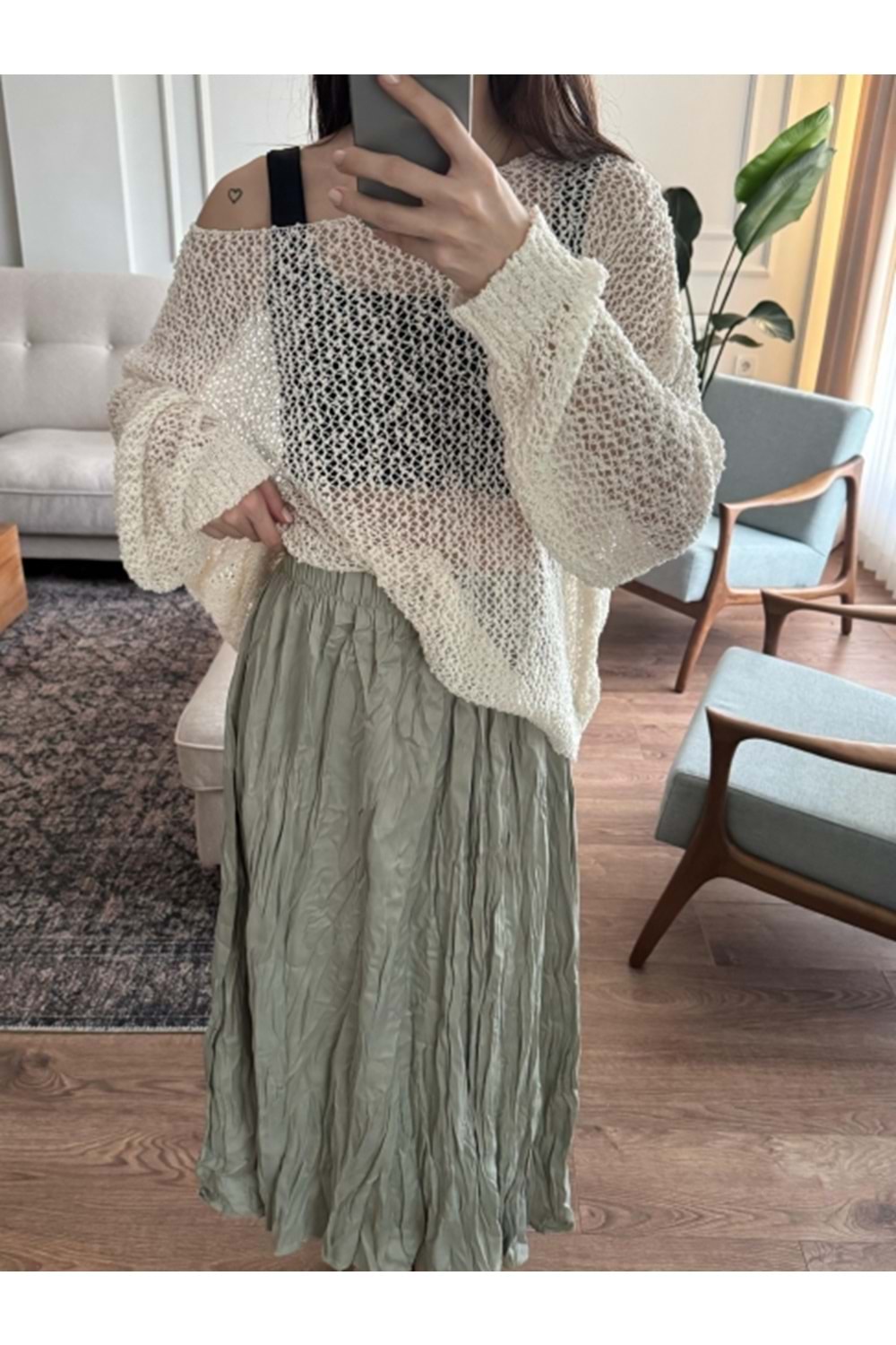 TRİKO 4412 - QATRE - 26YTR4412 - EKRU