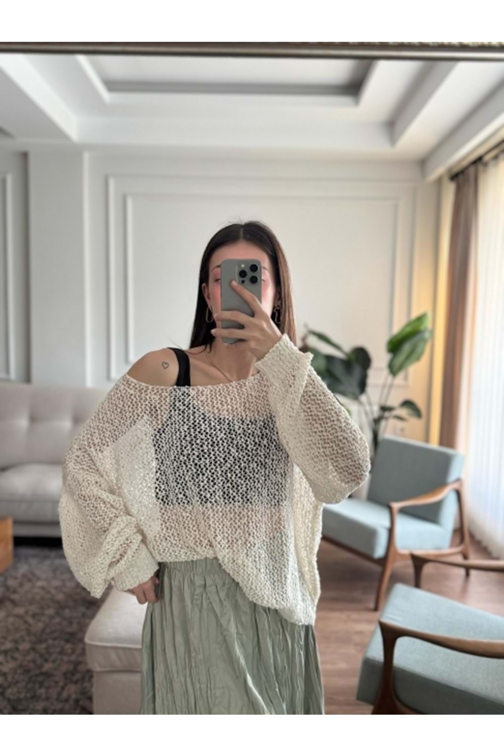 TRİKO 4412 - QATRE - 26YTR4412 - EKRU