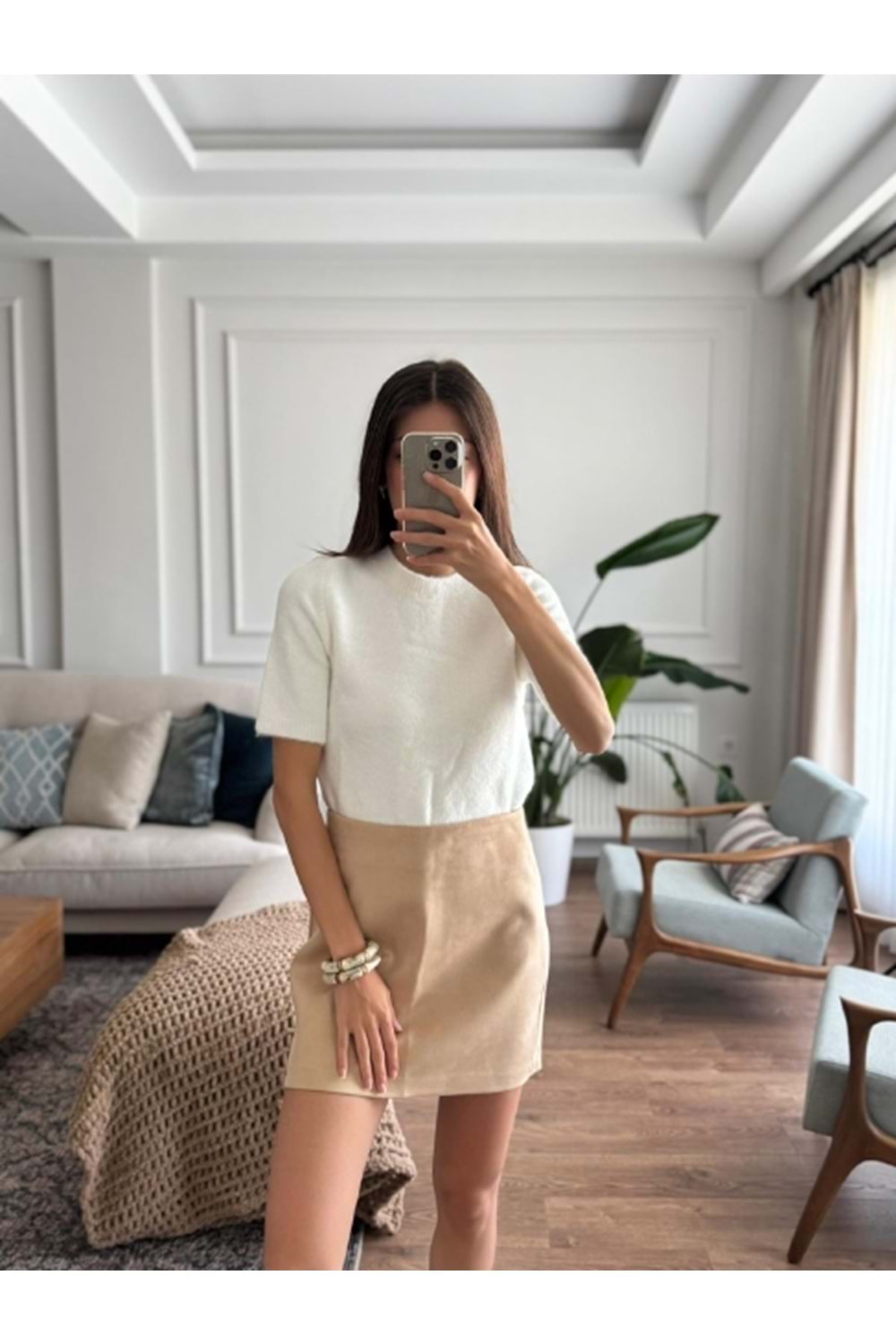 TRİKO 4767 - QATRE - 25KTR4767 - EKRU