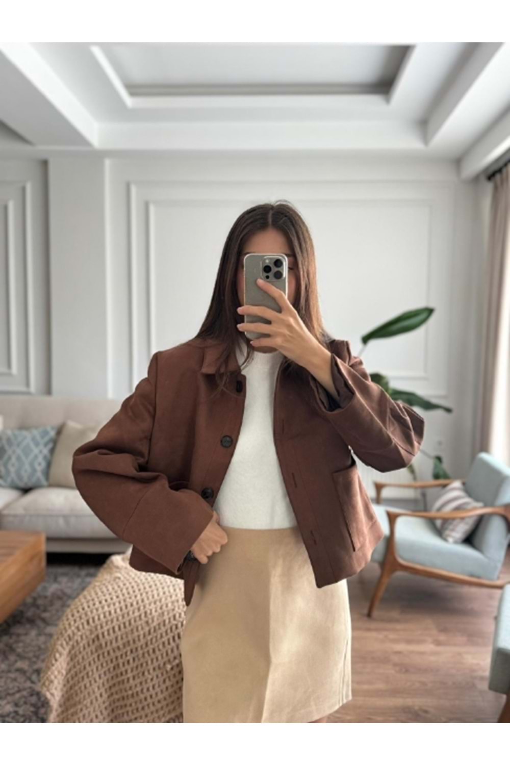 CEKET 5423 - QATRE - 25KCKT5423 - KAHVE