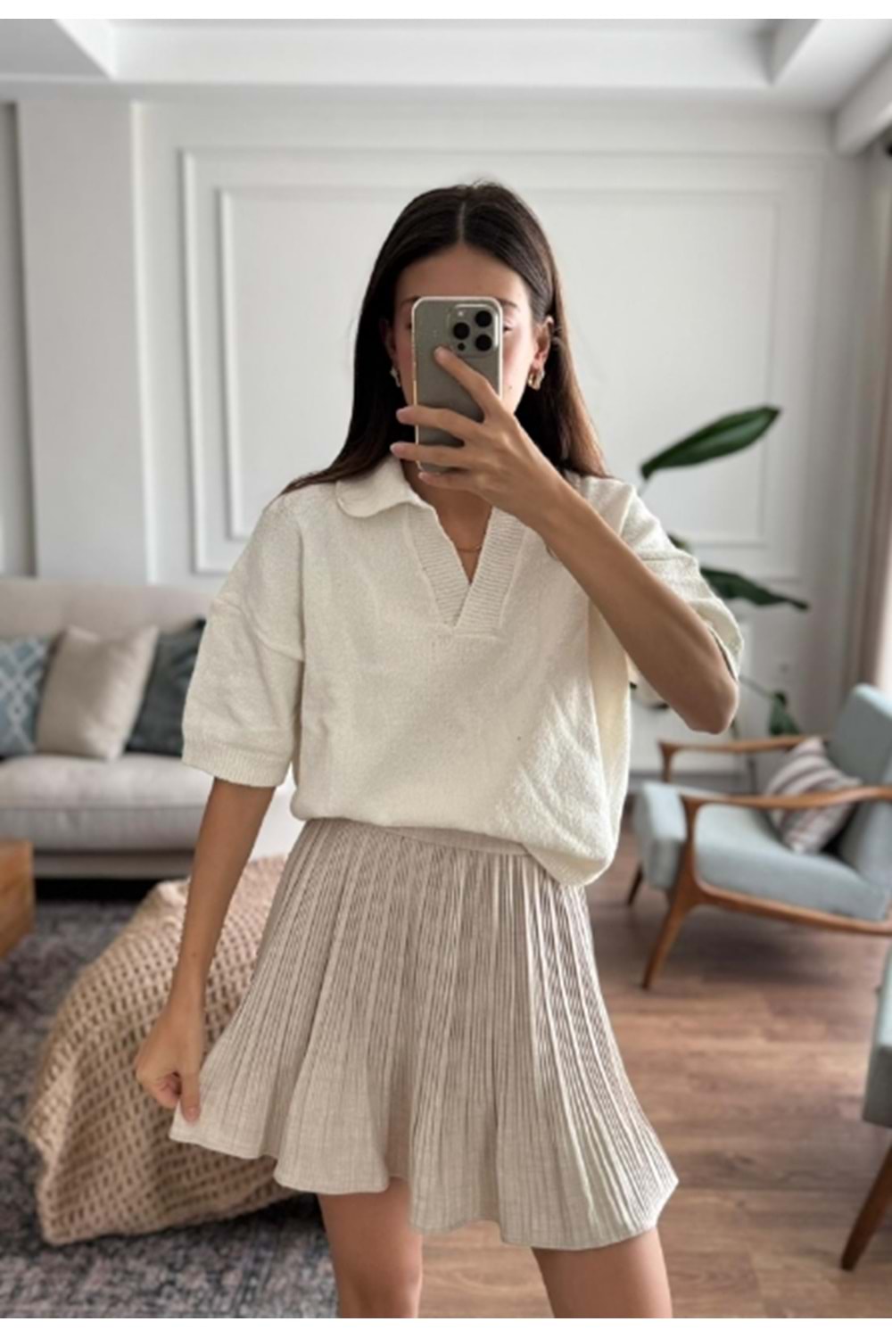 TRİKO 7002 - QATRE - 25KTR7002 - EKRU