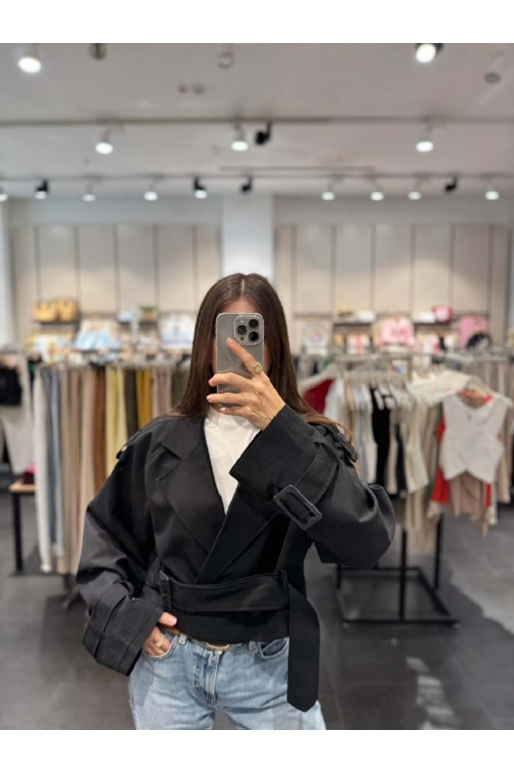 TRENÇKOT 6259 - QATRE - 25KTRÇ6259 - SİYAH