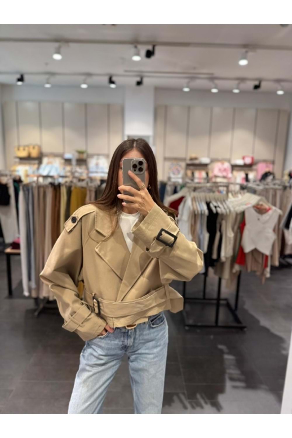 TRENÇKOT 6259 - QATRE - 25KTRÇ6259 - VİZON