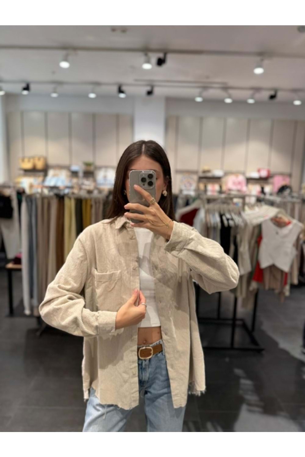 GÖMLEK 4699 - QATRE - 25KGM4699 - BEJ