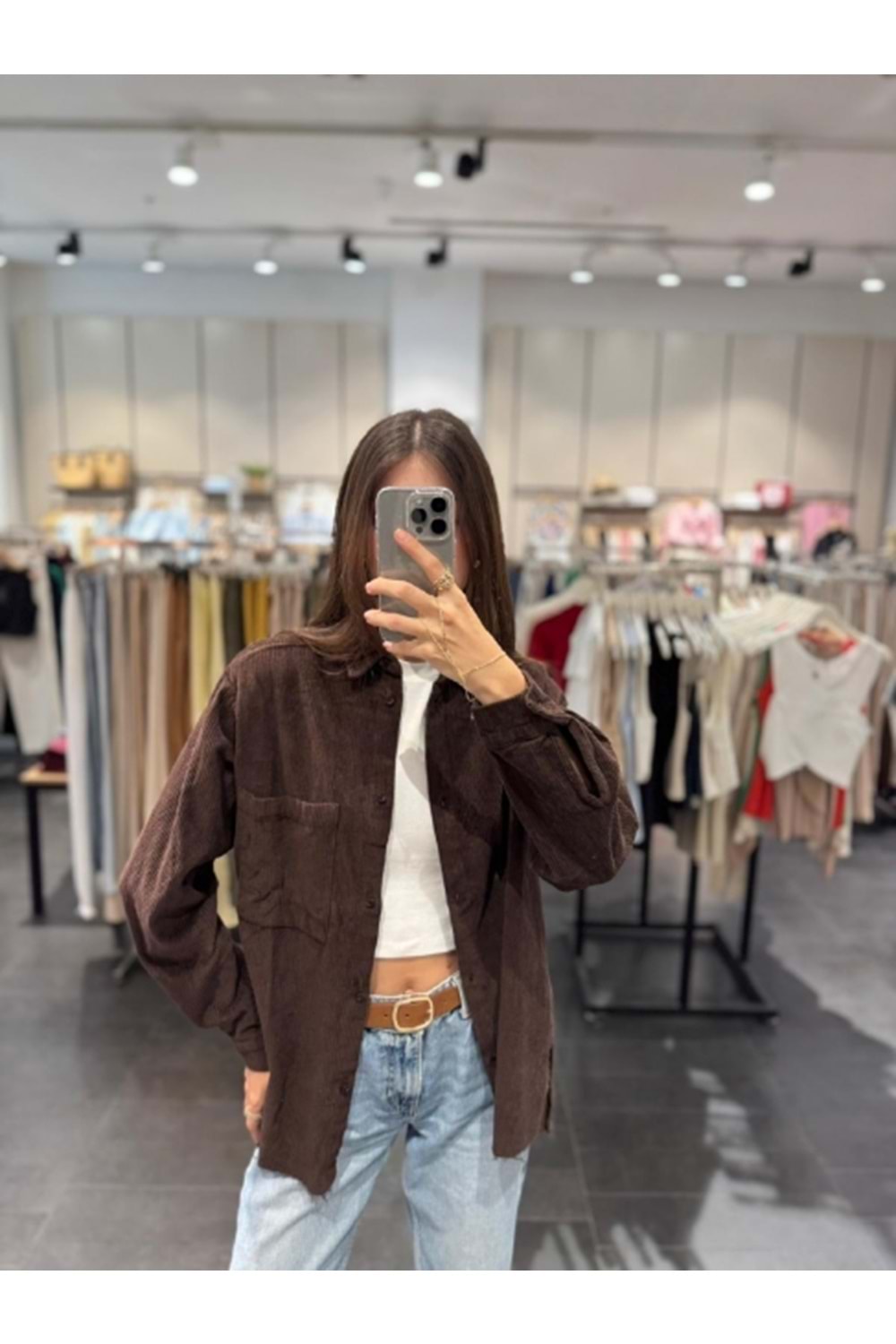 GÖMLEK 4699 - QATRE - 25KGM4699 - KAHVE