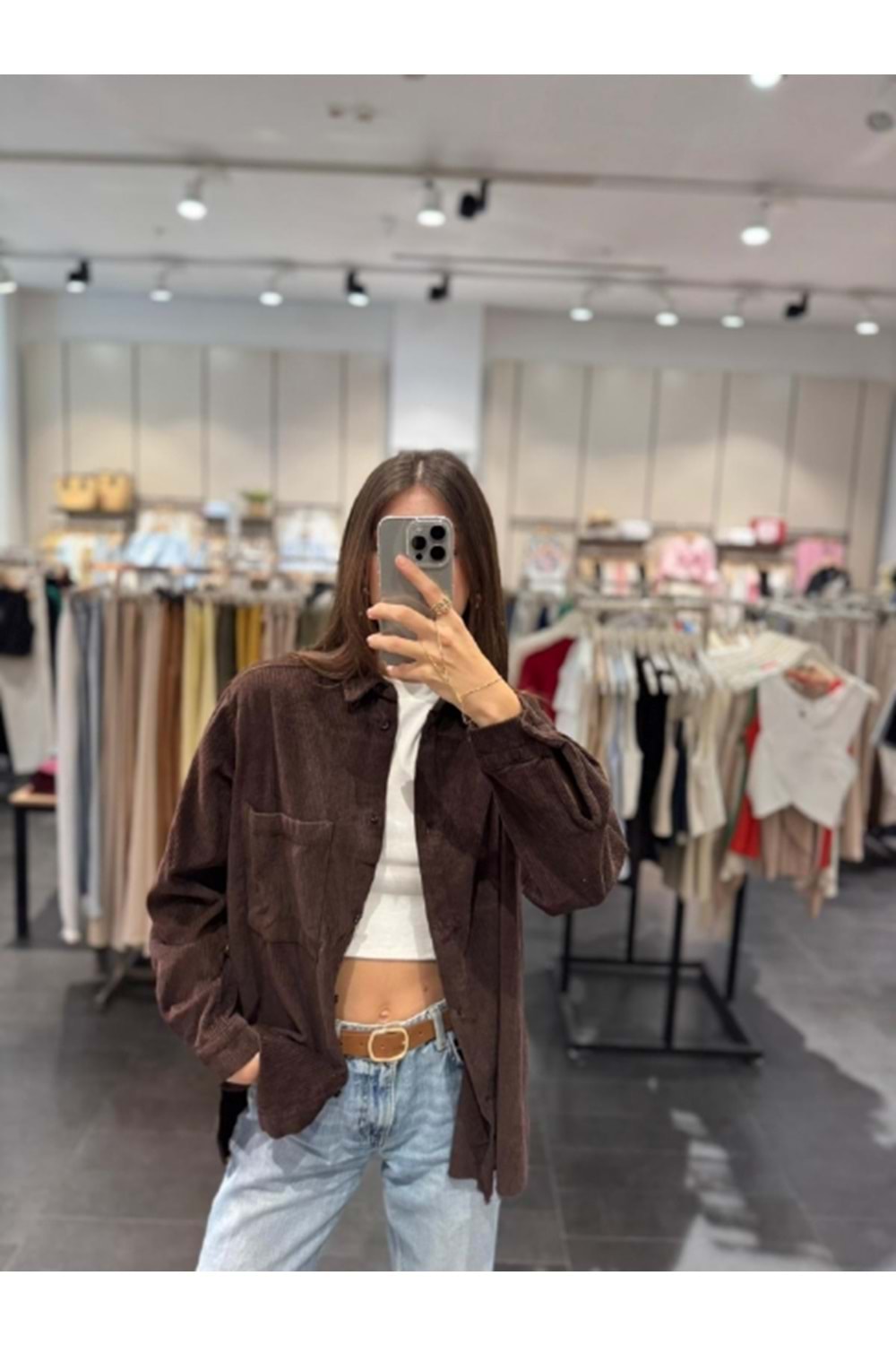 GÖMLEK 4699 - QATRE - 25KGM4699 - KAHVE