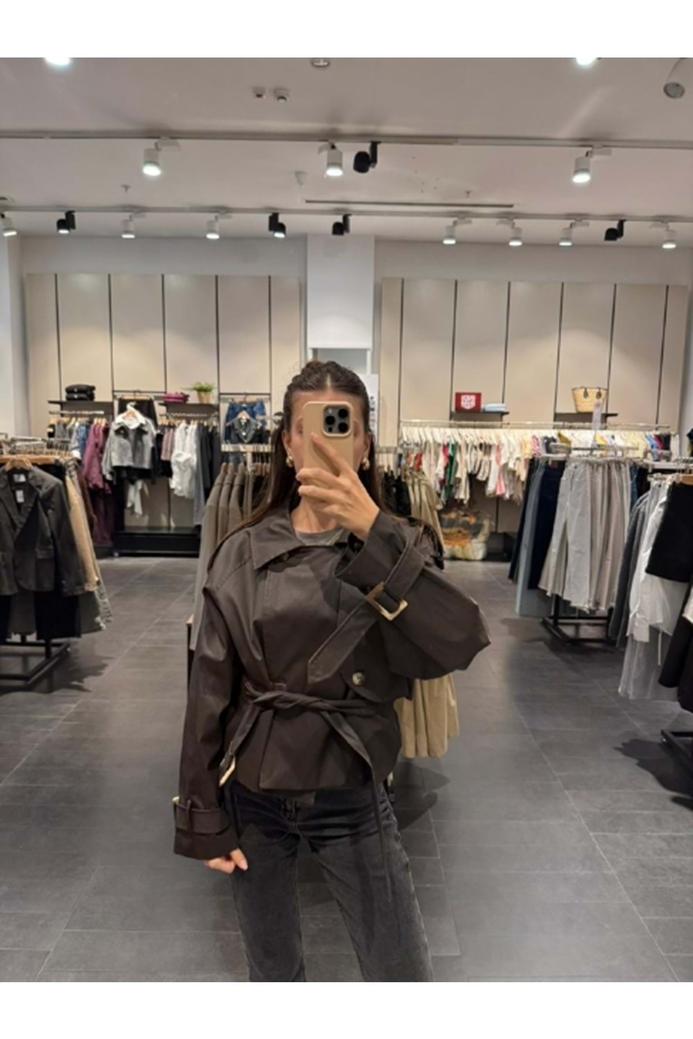 TRENÇKOT 6293 - QATRE - 26YTRÇ6293 - KAHVE