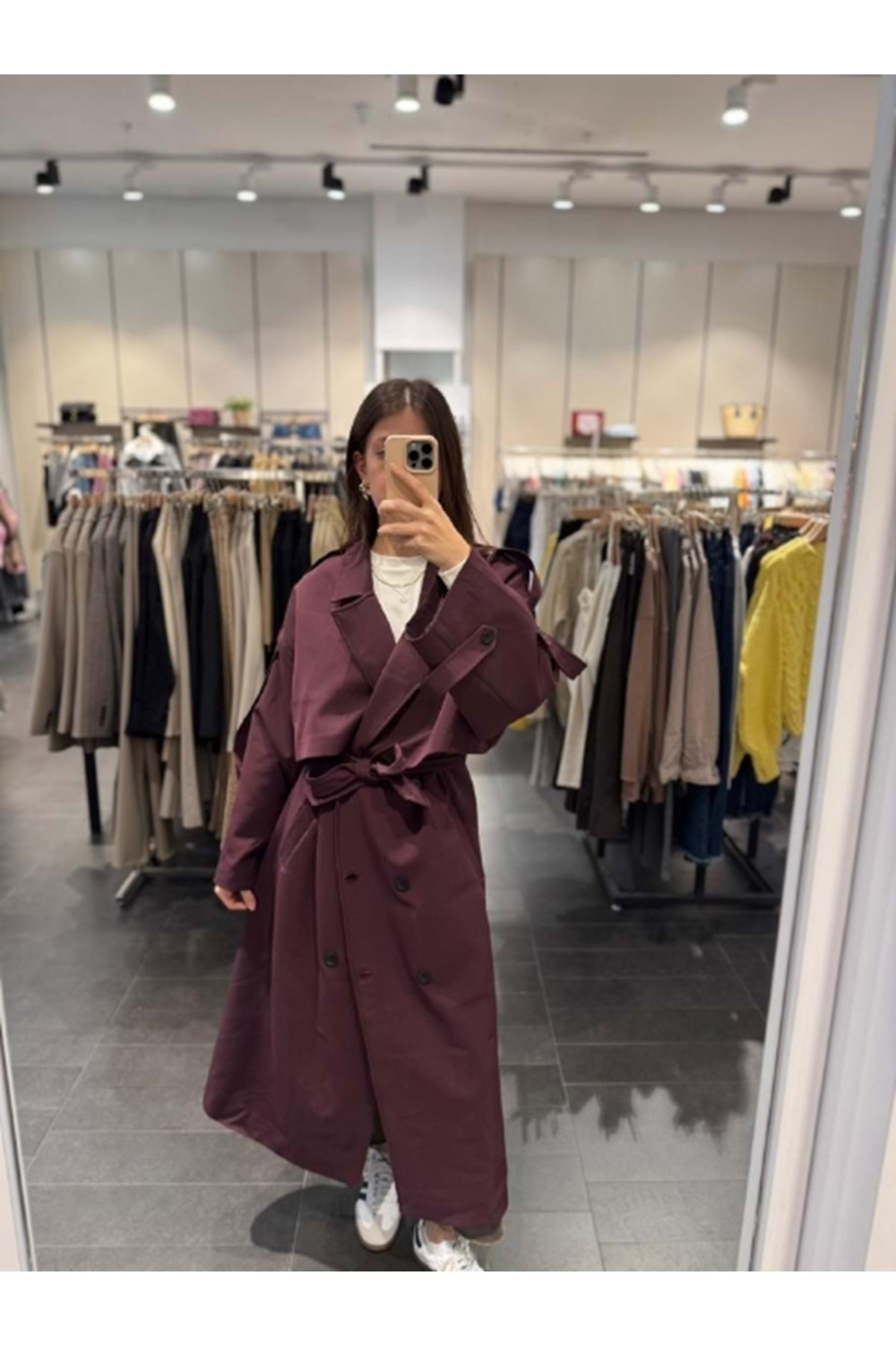 TRENÇKOT 9476 - QATRE - 25KTRÇ9476 - MÜRDÜM