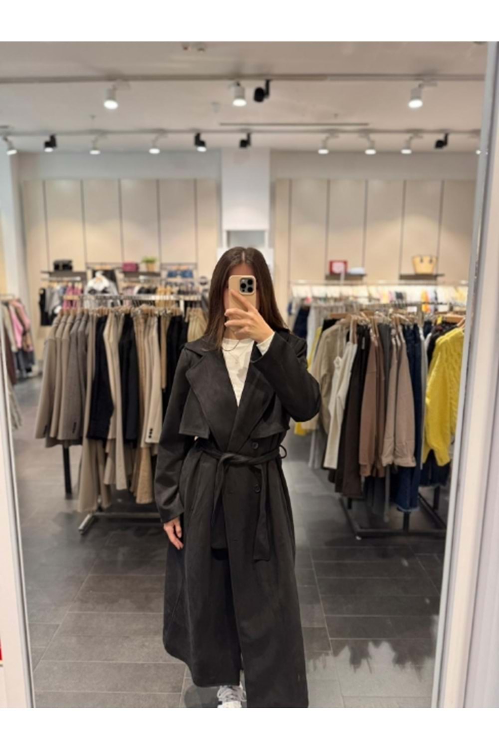 TRENÇKOT 4001 - QATRE - 25KTRÇ4001 - SİYAH