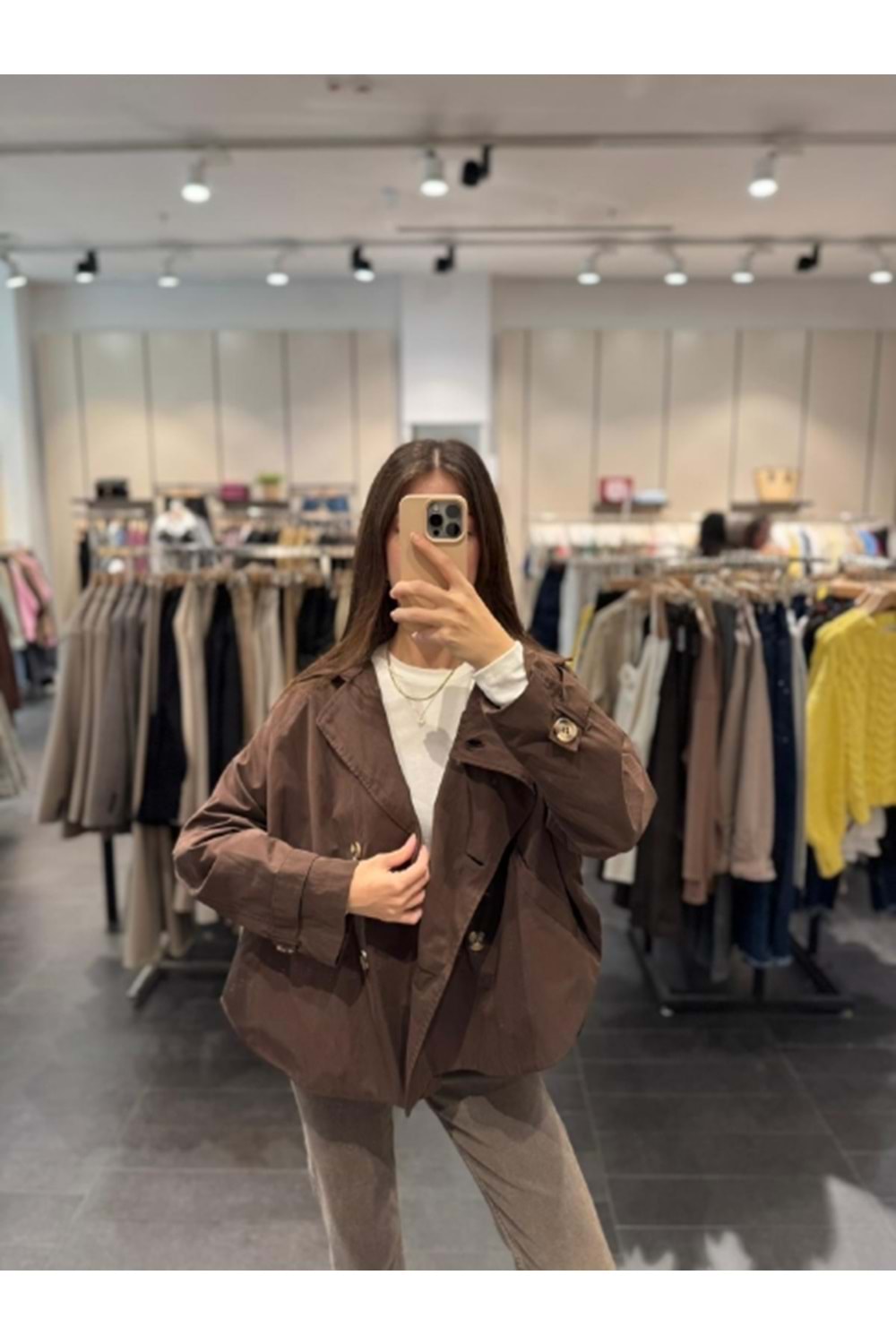 TRENÇKOT 4004 - QATRE - 25KTRÇ4004 - KAHVE