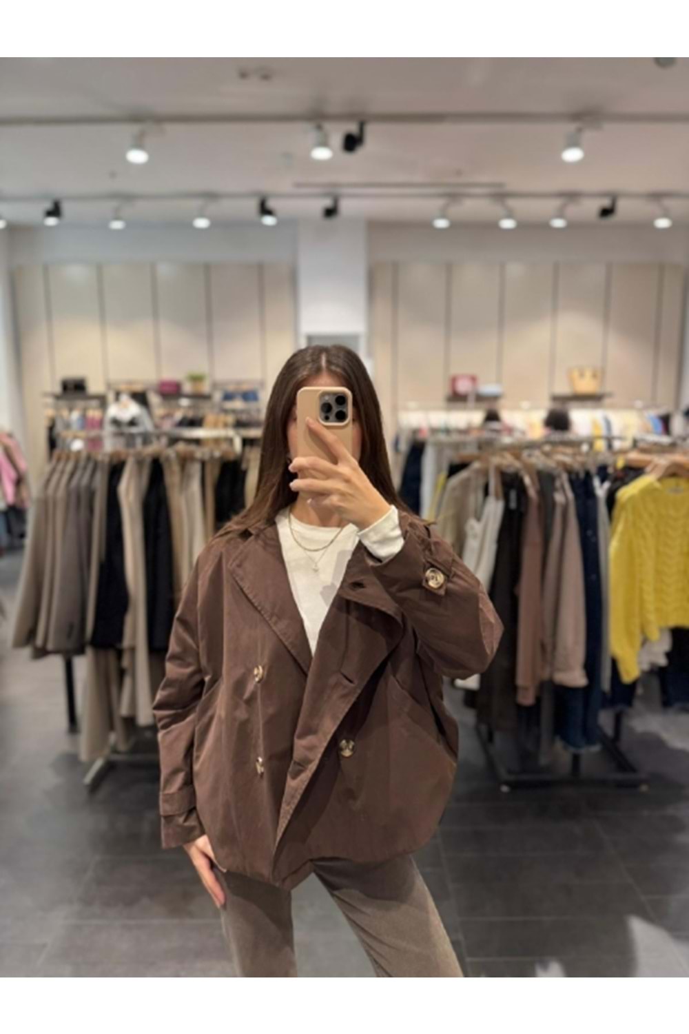 TRENÇKOT 4004 - QATRE - 25KTRÇ4004 - KAHVE