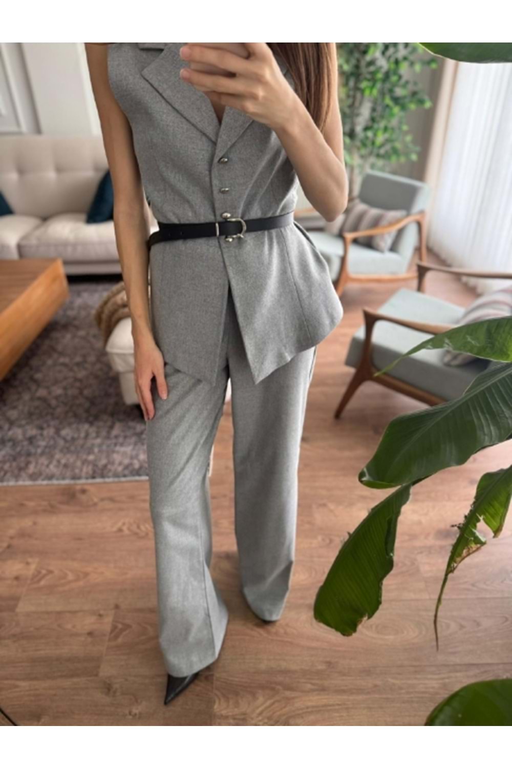 PANTOLON 9234 - QATRE - 25KPN9234 - GRİ