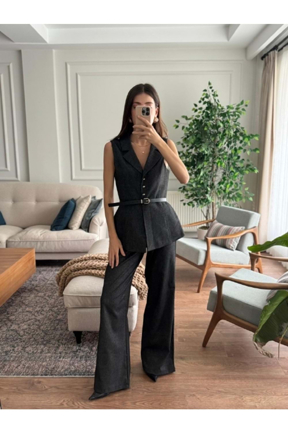 YELEK 9234 - QATRE - 25KYLK9234 - SİYAH