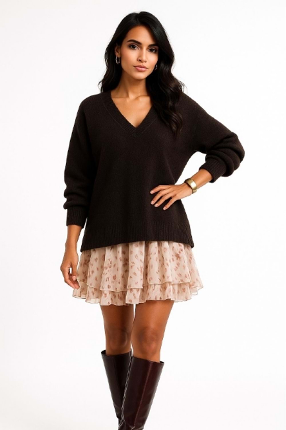 ELBİSE 1011 - QATRE - 25KEL1011 - BEJ