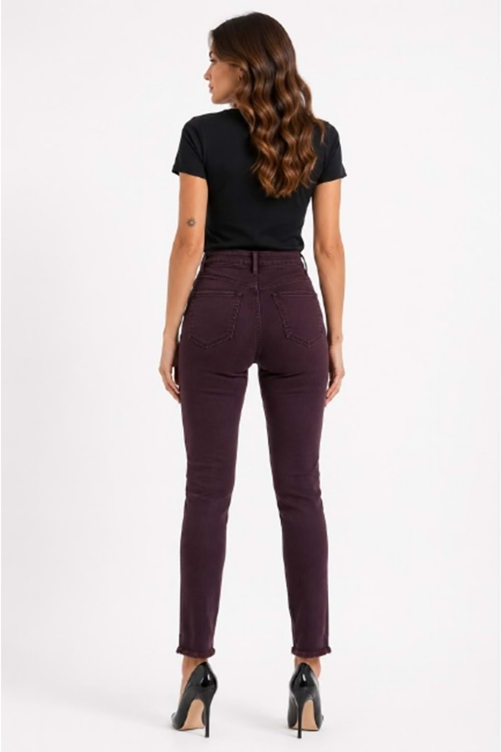 PANTOLON 7413 - QATRE - 26YPN7413 - BORDO