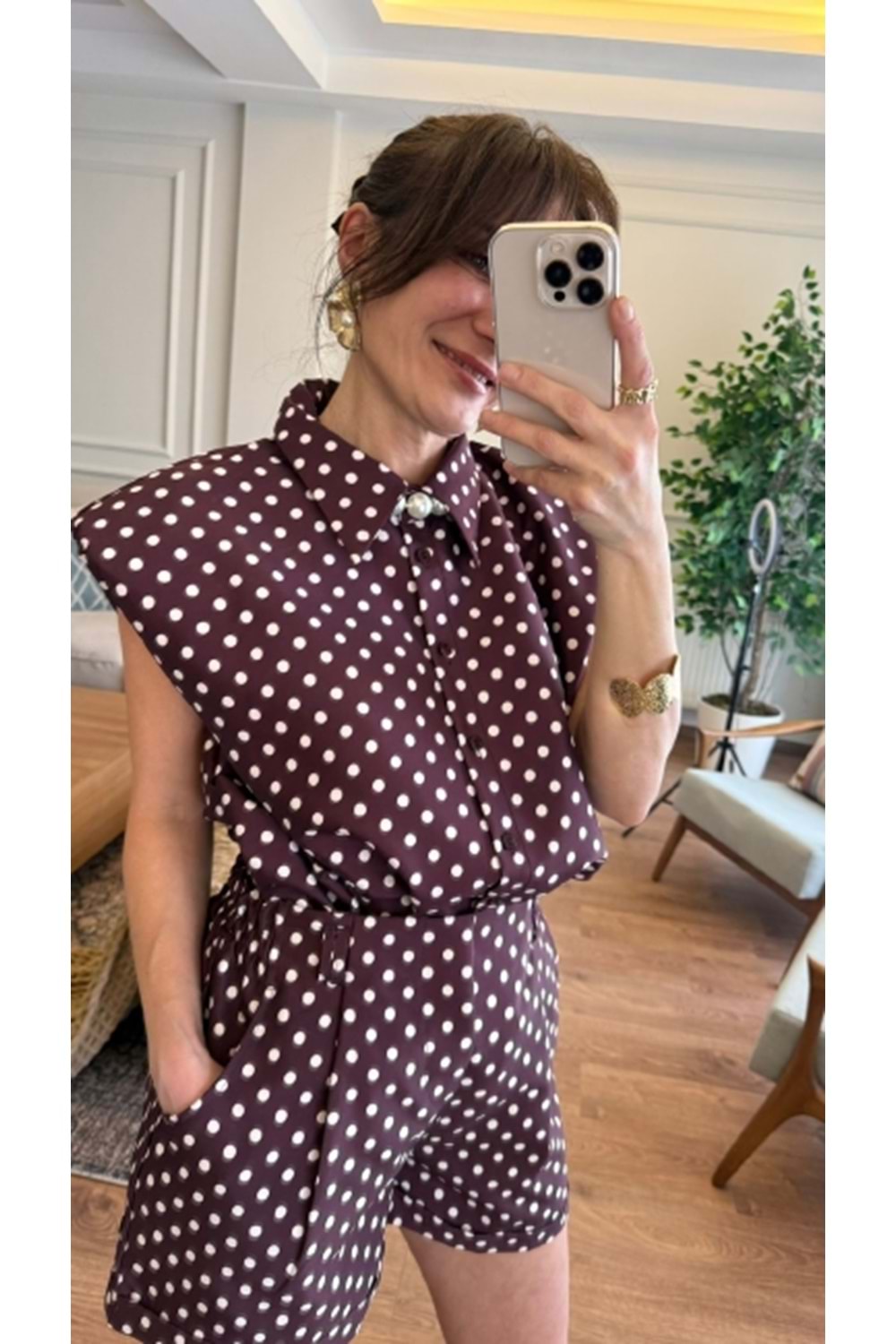 ŞORT 0005 - QATRE - 26YŞRT0005 - KAHVE