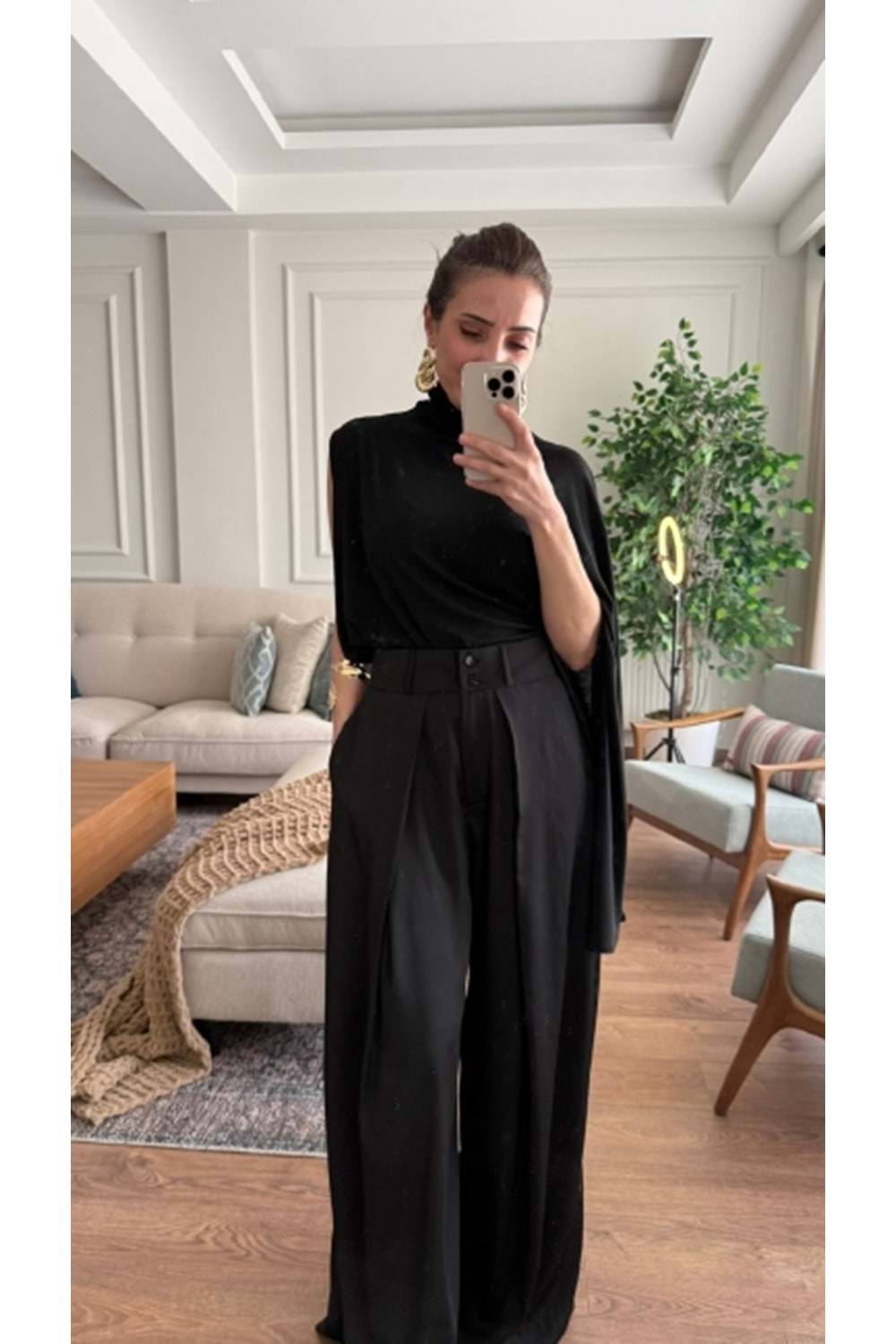 BLUZ 8210 - QATRE - 26YBL8210 - SİYAH