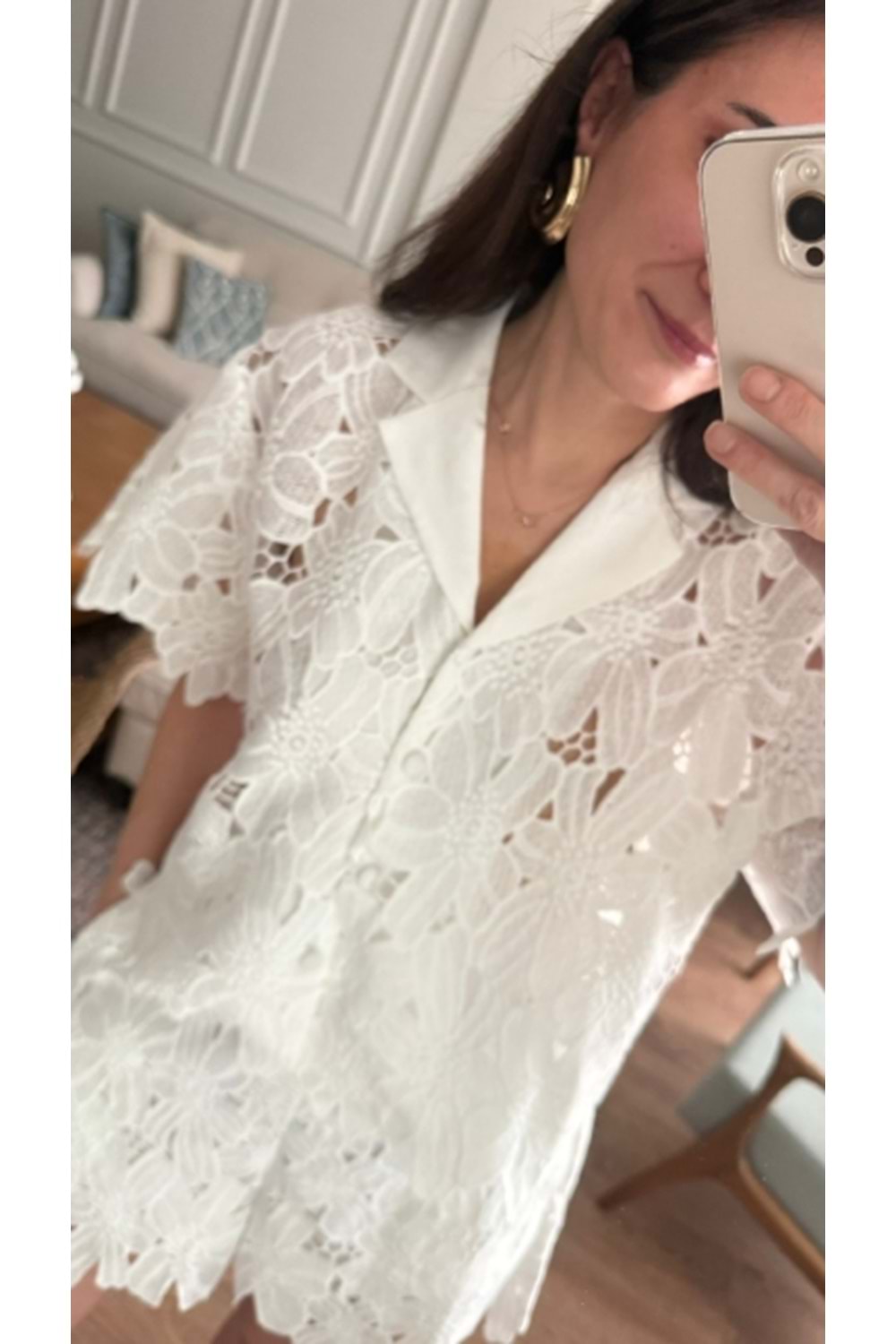 GÖMLEK 9421 - QATRE - 26YGM9421 - BEYAZ