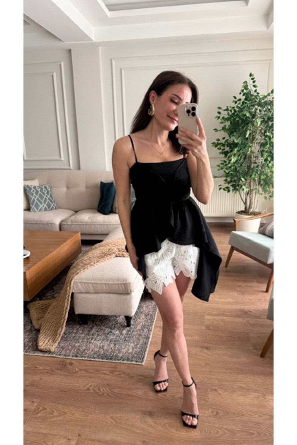 ŞORT 9421 - QATRE - 26YŞRT9421 - BEYAZ