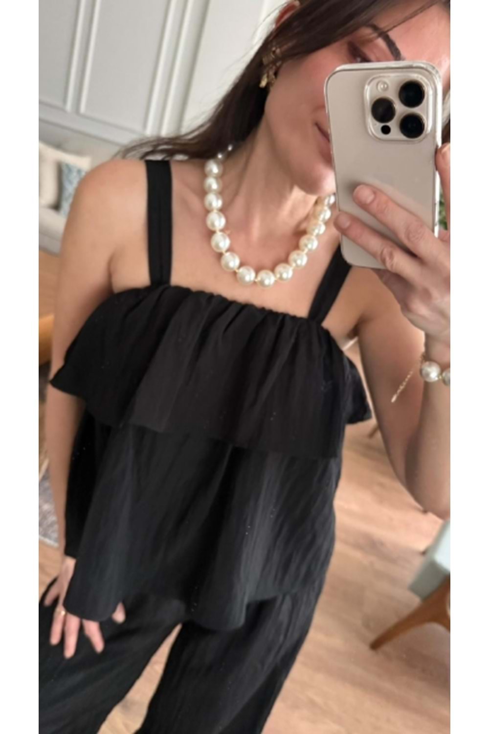 BLUZ 2004 - QATRE - 26YBL2004 - SİYAH