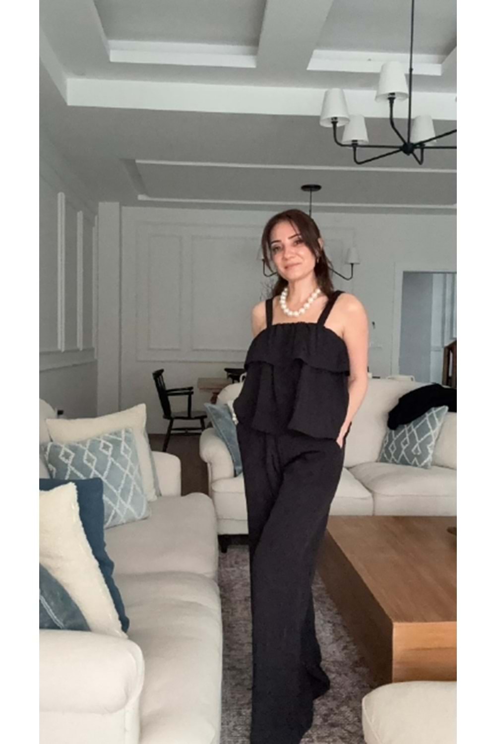 PANTOLON 7562 - QATRE - 26YPN7562 - SİYAH