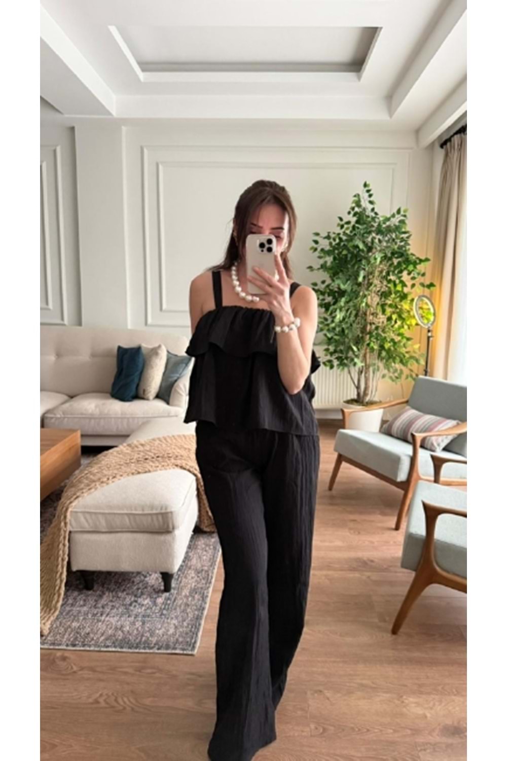 PANTOLON 7562 - QATRE - 26YPN7562 - SİYAH