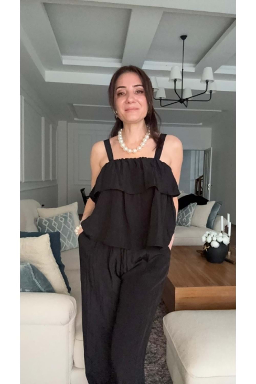 PANTOLON 7562 - QATRE - 26YPN7562 - SİYAH